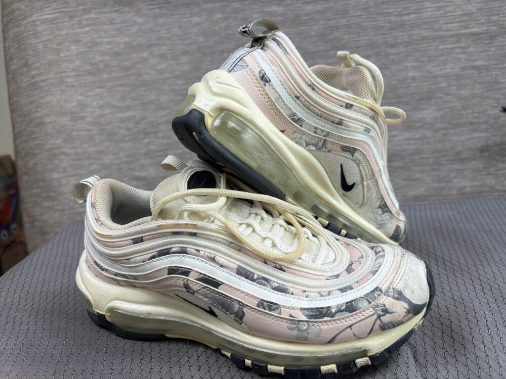 Nike Air Max 97 Shoes Womens Size 7 Multicolor Floral Sneakers BV6119-600